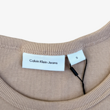 Top rib tank nude Calvin Klein S