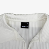 Camiseta manga larga blanca con textura Gina Tricot S