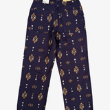 Pantalon lila con estampado geometrico amarillo "Hope" Scalpers S