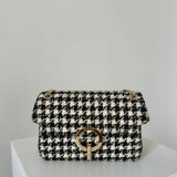 Sandro Tweed Chain Shoulder Bag
