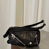 Sonia Rykiel Black Leather Shoulder Bag