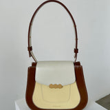 Mietis Jill Tri-Tone Leather Shoulder Bag