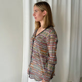 Blusa Estampado Geométrico Multicolor ba&sh