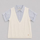 Top Camisa y Jersey Superpuesto Carolina Herrera