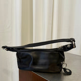 Sonia Rykiel Black Leather Shoulder Bag