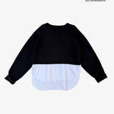 Jersey con camisa ZARA M