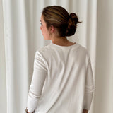 Top Blanco con Botones Decorativos Bimba y Lola