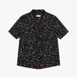 Anine Bing Black Star Print Button-Up Shirt