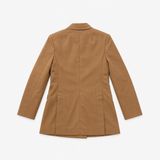 Bimba y Lola Camel Double-Breasted Tailored Coat