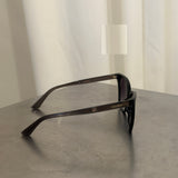 Calvin Klein Black Oversized Square Sunglasses