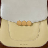 Mietis Jill Tri-Tone Leather Shoulder Bag