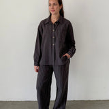 Indi & Cold Grey Pinstripe Shirt