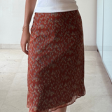 Falda corta naranja CACHAREL XS