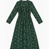 IKKS Green Floral Print Midi Dress