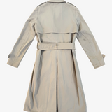 Beige gabardine 100% cotton water repellent