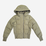 Chaqueta acolchada verde militar con capucha NIKE M
