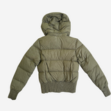 Chaqueta acolchada verde militar con capucha NIKE M