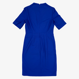 Vestido de lana azul COS