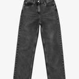IRO Washed Black Straight-Leg Jeans