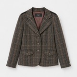Weekend Max Mara Checked Wool Blazer