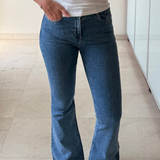 Jean flare de tiro alto MANGO 34