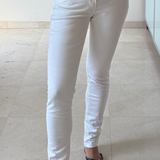 Jean skinny blanco tiro medio LEVIS 36