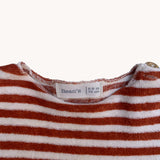 Bean's Barcelona pink striped dress 6-9M