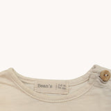 Camiseta manga corta blanca Bean's Barcelona 3-6M