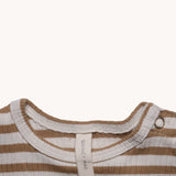 Quincy Mae 1-3M Striped Printed Bodysuit