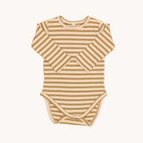 Quincy Mae 1-3M Striped Printed Bodysuit