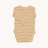 Quincy Mae 1-3M Striped Printed Bodysuit