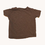 Camiseta marrón 1+ in the family 1-3M