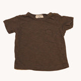 Camiseta marrón 1+ in the family 1-3M