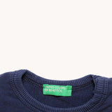 Benetton navy blue sweatshirt 12-18M
