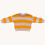 Orange striped sweater The New Society 18-24M