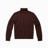 Massimo Dutti Dark Brown Turtleneck Sweater