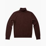 Massimo Dutti Dark Brown Turtleneck Sweater