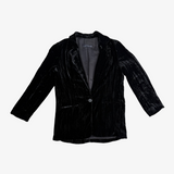 Americana de terciopelo negro ZARA S