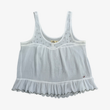 Top tirantes semitransparente con volantes HOLLISTER M