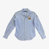 Camisa rayas azul y blanca con logo lateral POLO RALPH LAUREN 4