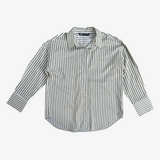 Camisa rayas verdes ZARA XS