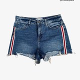 Denim shorts with side stripes ZARA 40