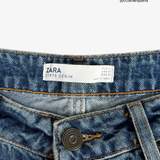 Denim shorts with side stripes ZARA 40