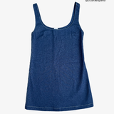 Vestido vaquero de tirantes VEINTISIETE BARCELONA TALLA ÚNICA