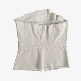 Top corsetero denim crudo ZARA M