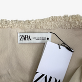Top corsetero denim crudo ZARA M