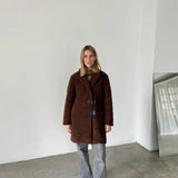 Simorra Brown Textured Coat