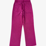 Jean wide leg rosa tiro alto ZARA 36