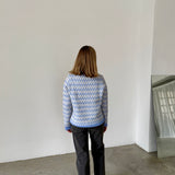 Jersey estampado en azul y blanco Sita Murt