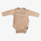 Tiny Cottons Plaid Bodysuit 0-3M